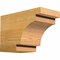 Ekena Millwork Mediterranean Rough Sawn Rafter Tail, Western Red Cedar, 6"W x 8"H x 12"L RFT06X08X12MED00RWR - alternate 1